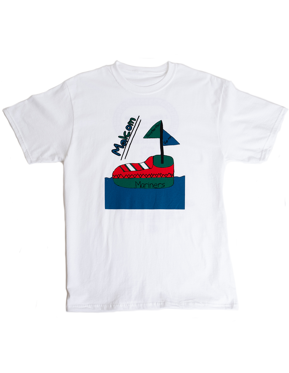 art and ink mariners printed school t-shirt
